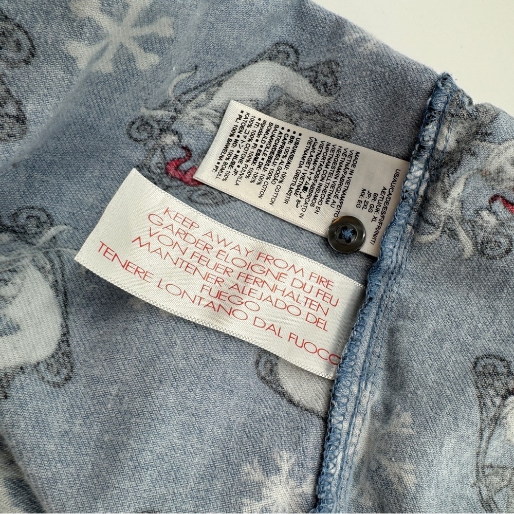 Disney Nightmare Before Christmas Blue Pajama Pants – Unisex Adult Size XL - Picture 8 of 8